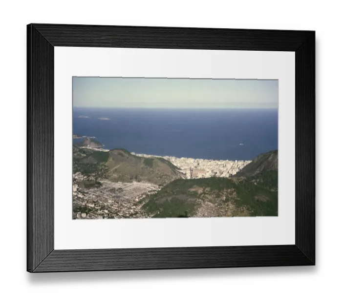 Framed Print : Rio de Janeiro City Print 1962 Framed Print : Rio de Janeiro City Print 1962