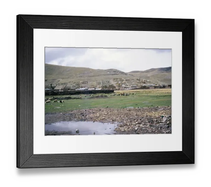 Framed Print : Lake Titicaca Print, Peru 1962 Framed Print : Lake Titicaca Print, Peru 1962