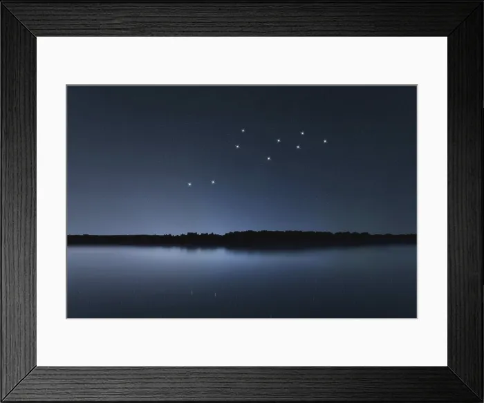 Framed Print : Lacerta Star Constellation Print - Deep Space Image Framed Print : Lacerta Star Constellation Print - Deep Space Image