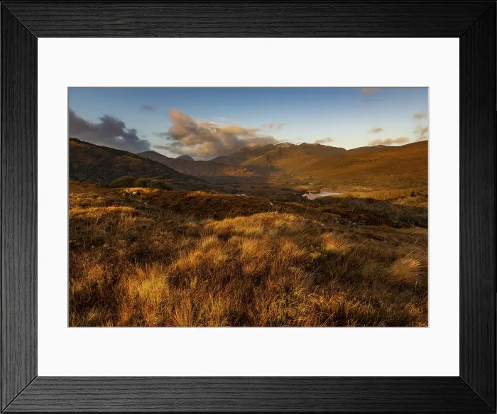 Framed Print : Autumn Landscape Print, Dingle, County Kerry, Ireland Framed Print : Autumn Landscape Print, Dingle, County Kerry, Ireland