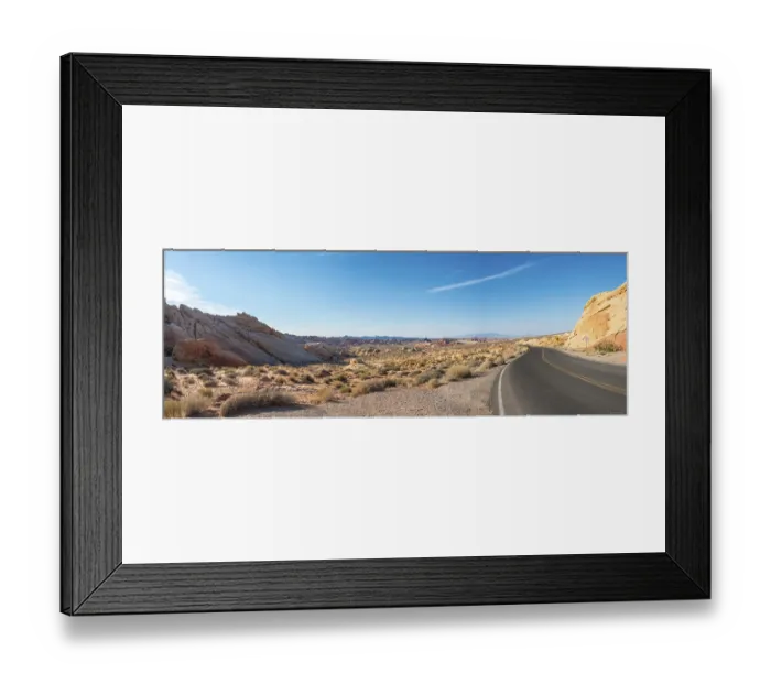 Framed Print : Valley of Fire Road Print, Mojave Desert, Nevada Framed Print : Valley of Fire Road Print, Mojave Desert, Nevada