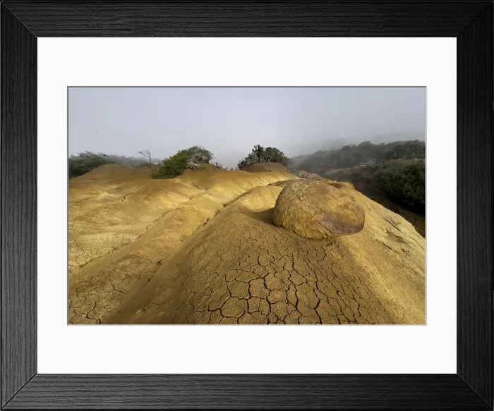 Framed Print : Yellow Soil and Rocks Print, La Gomera, Canary Islands Framed Print : Yellow Soil and Rocks Print, La Gomera, Canary Islands