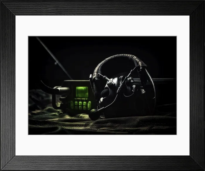 Framed Print : Modern Military Radio Station Print: Data Transmission and Targeting Capabilities Framed Print : Modern Military Radio Station Print: Data Transmission and Targeting Capabilities