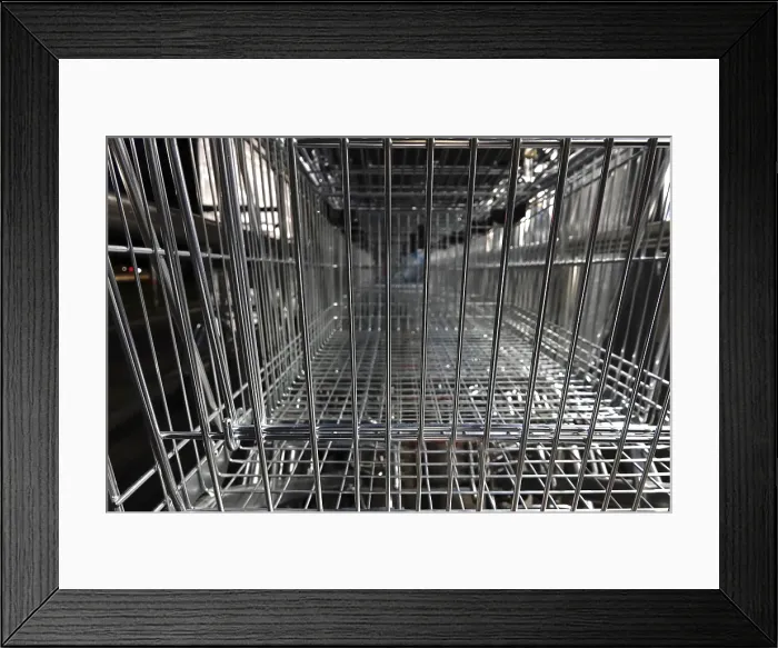 Framed Print : Shopping Trolley Print, Germany Framed Print : Shopping Trolley Print, Germany