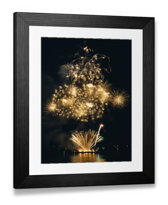 Framed Print : Fireworks Display Print, Plymouth, England Framed Print : Fireworks Display Print, Plymouth, England