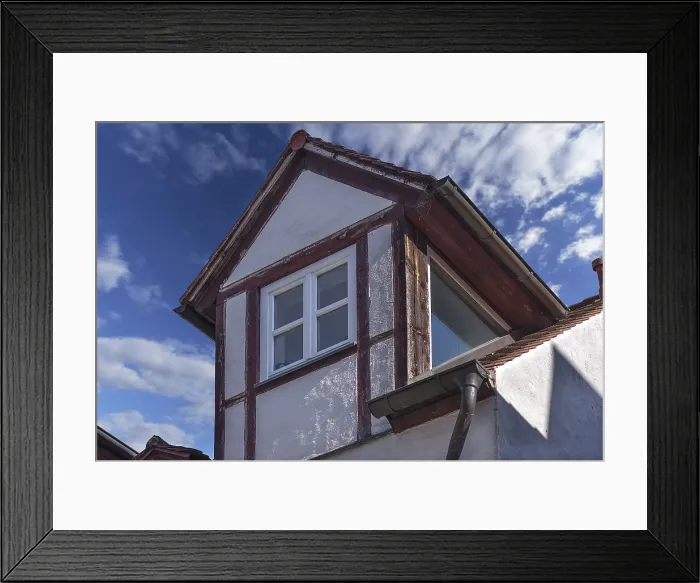 Framed Print : Historical Dormer of a Wouhnhaus Print, Nuremberg, Germany Framed Print : Historical Dormer of a Wouhnhaus Print, Nuremberg, Germany