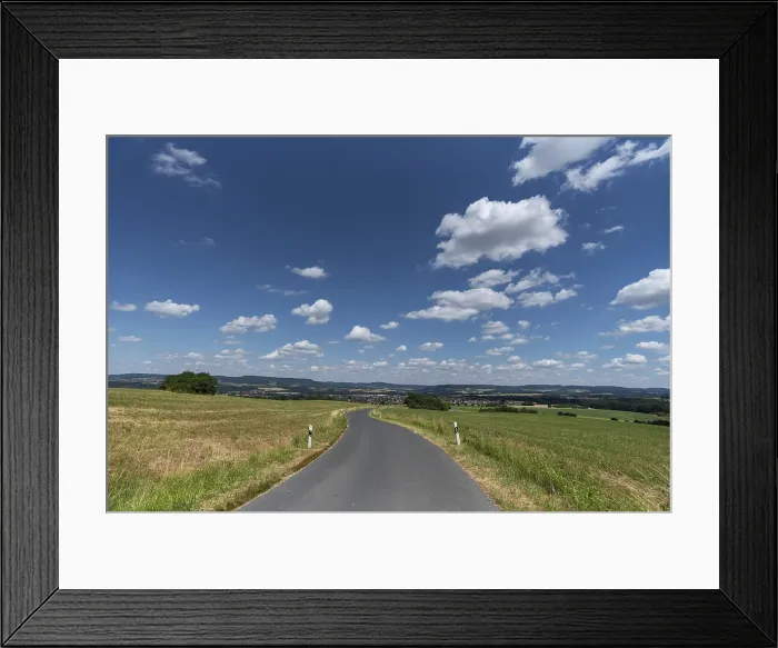 Framed Print : View of Franconian Switzerland Print, Markt Eckental, Bavaria Framed Print : View of Franconian Switzerland Print, Markt Eckental, Bavaria