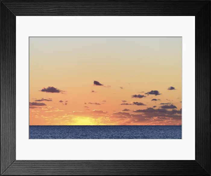 Framed Print : Evening Mood Print: Sunset over St. Peter-Ording, Germany Framed Print : Evening Mood Print: Sunset over St. Peter-Ording, Germany
