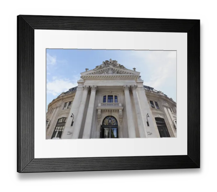 Framed Print : Bourse de Commerce Print, Paris, France Framed Print : Bourse de Commerce Print, Paris, France