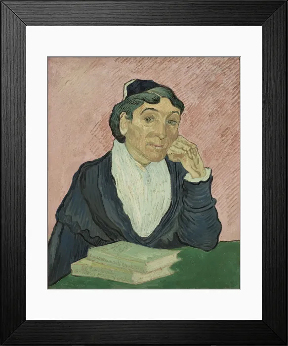 Framed Print : Vincent van Gogh Print: The Woman from Arles (1890) Framed Print : Vincent van Gogh Print: The Woman from Arles (1890)