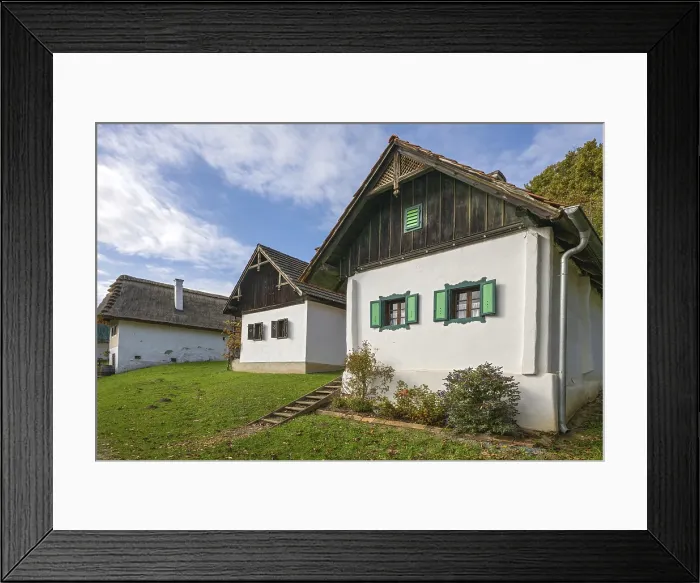 Framed Print : Kellerviertel Heiligenbrunn Print, Burgenland, Austria Framed Print : Kellerviertel Heiligenbrunn Print, Burgenland, Austria