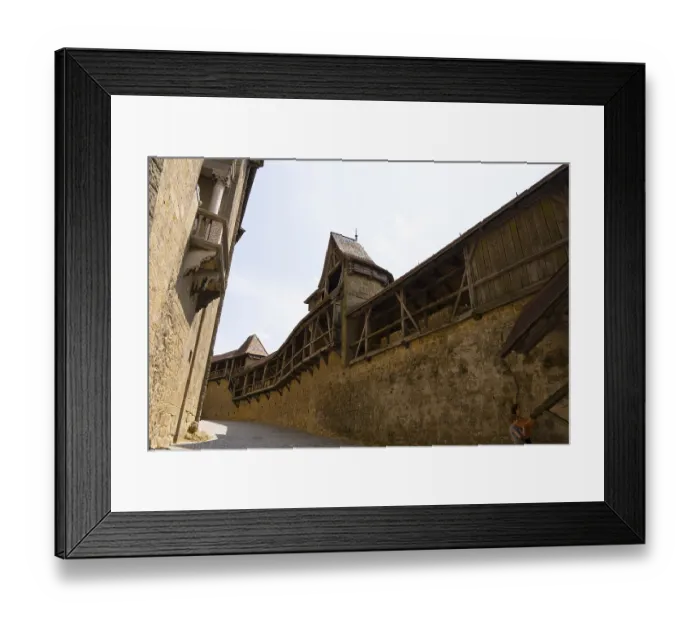 Framed Print : Kreuzenstein Castle Inner Courtyard Print, Lower Austria Framed Print : Kreuzenstein Castle Inner Courtyard Print, Lower Austria
