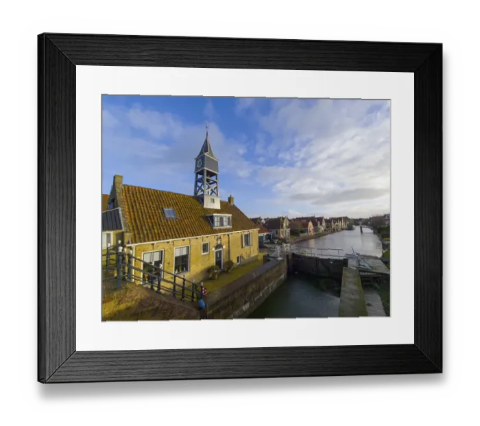 Framed Print : Lock and Lock House Print, Hindeloope, Netherlands Framed Print : Lock and Lock House Print, Hindeloope, Netherlands