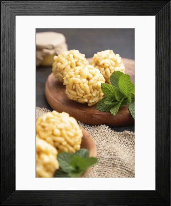 Framed Print : Traditional Tatar Candy Chak-Chak Print Framed Print : Traditional Tatar Candy Chak-Chak Print