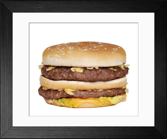 Framed Print : Burger Burger Print by imageBROKER Framed Print : Burger Burger Print by imageBROKER