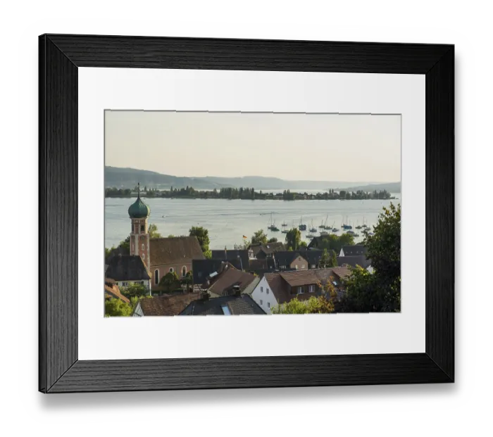 Framed Print : View from Horenberg Print, Lake Constance, Germany Framed Print : View from Horenberg Print, Lake Constance, Germany