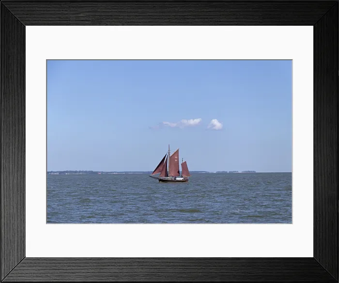 Framed Print : Zeesboot Regatta Print, Wustrow, Germany Framed Print : Zeesboot Regatta Print, Wustrow, Germany
