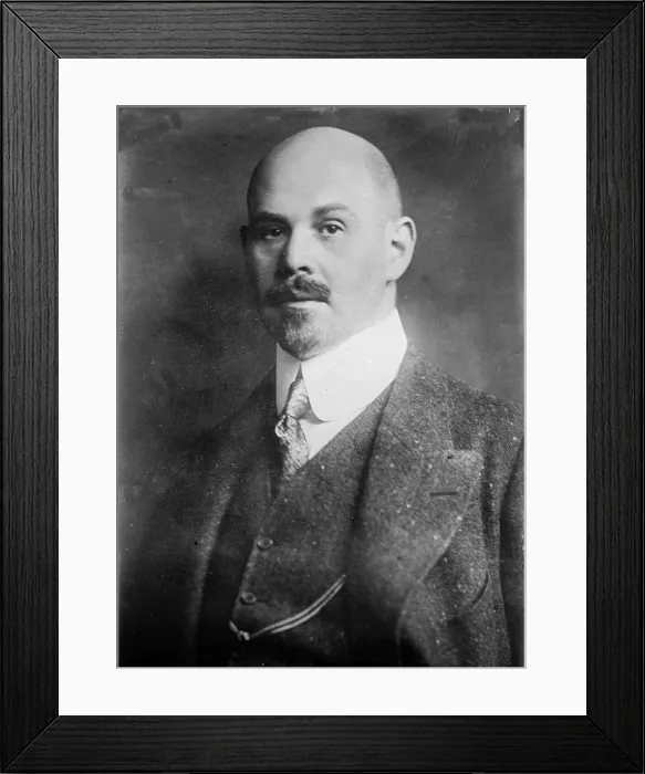 Framed Print : Walther Rathenau, Portrait Print, 1913 Framed Print : Walther Rathenau, Portrait Print, 1913