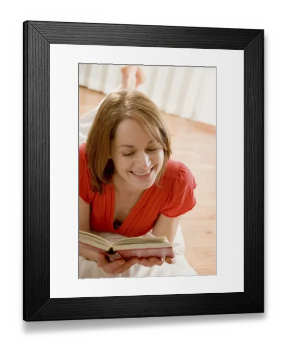Framed Print : Woman Lying on Parquet Floor Print Framed Print : Woman Lying on Parquet Floor Print