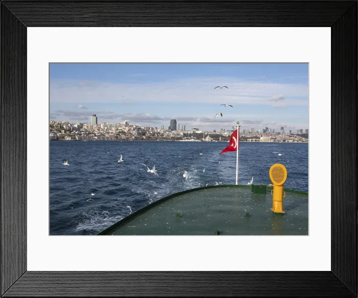 Framed Print : Istanbul Cityscape Print, Turkey Framed Print : Istanbul Cityscape Print, Turkey