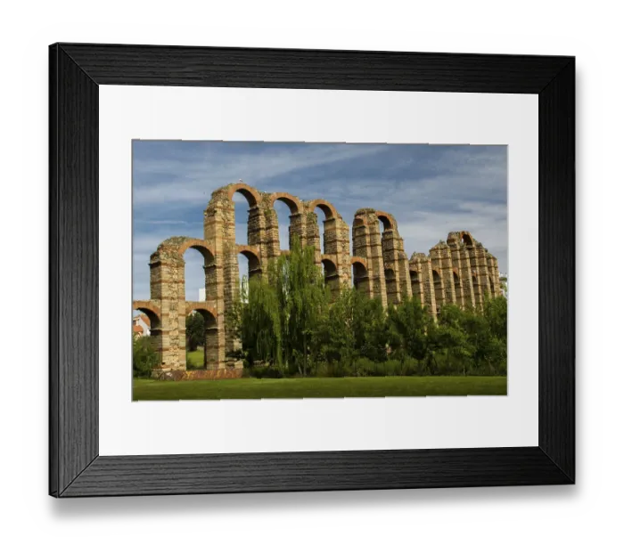 Framed Print : Print of the Miraculous Aqueduct Ruins