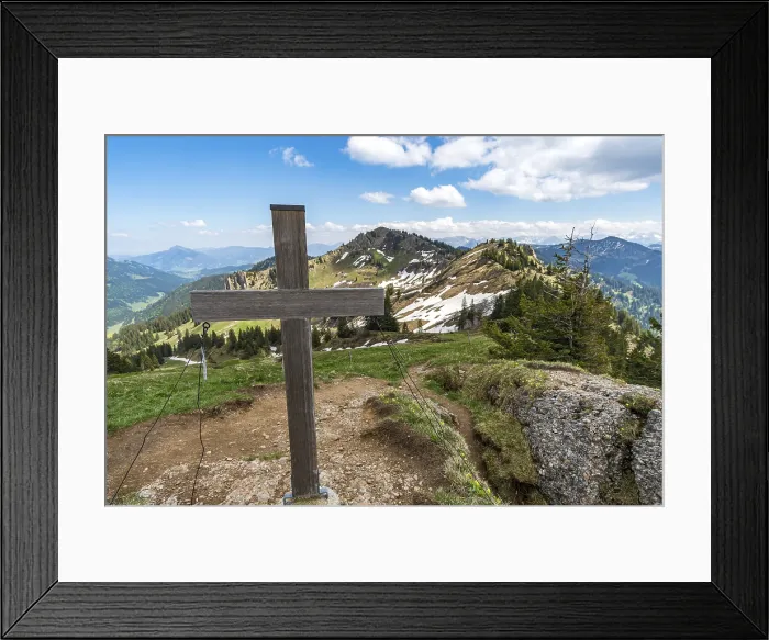 Framed Print : Fantastic Mountain Tour Print: Siplingerkopf and Heidelbeerkopf, Allgau Alps Framed Print : Fantastic Mountain Tour Print: Siplingerkopf and Heidelbeerkopf, Allgau Alps