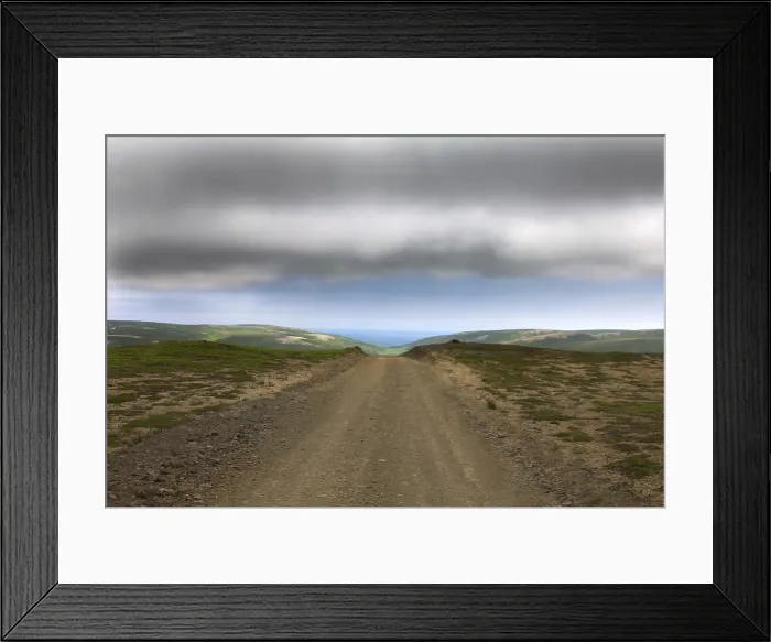 Framed Print : Commander Islands Pass Mountain Road Print Framed Print : Commander Islands Pass Mountain Road Print