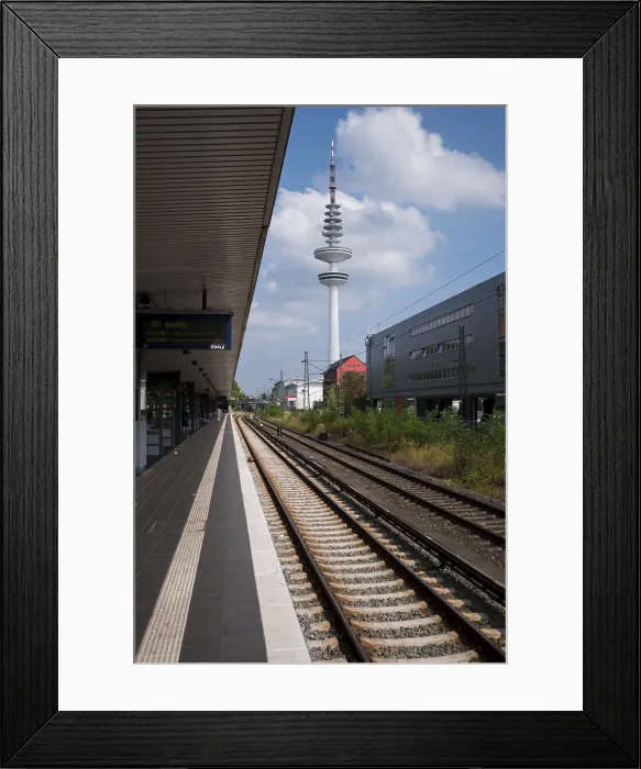 Framed Print : Hamburg TV Tower Print, Sternschanze Station Framed Print : Hamburg TV Tower Print, Sternschanze Station