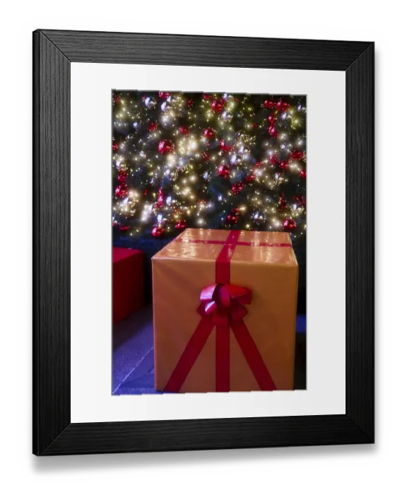 Framed Print : Christmas Parcel Print, Roermond, Netherlands Framed Print : Christmas Parcel Print, Roermond, Netherlands