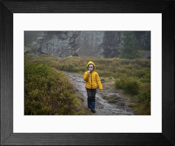 Framed Print : Polish Mountains Print: Autumn Hike Framed Print : Polish Mountains Print: Autumn Hike