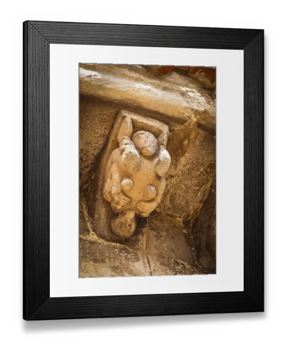 Framed Print : Romanesque Print: Collegiate Church of San Pedro, 12th century Framed Print : Romanesque Print: Collegiate Church of San Pedro, 12th century
