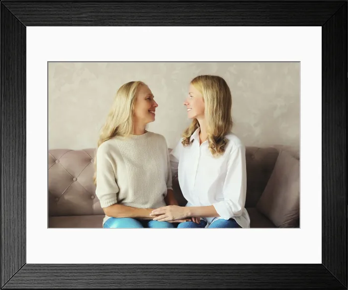 Framed Print : Mother and Daughter Bonding Print Framed Print : Mother and Daughter Bonding Print