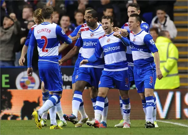 Reading's Le Fondre Scores Thrilling Goal Against Everton in Premier League (November 17, 2012, Madjeski Stadium)