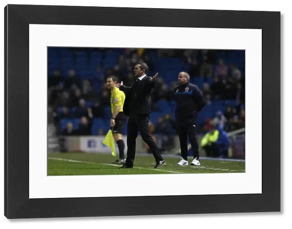 Nathan Jones in Action: Brighton and Hove Albion vs. Reading, American Express Community Stadium (26DEC14)