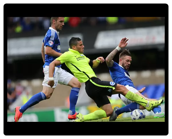 Brighton and Hove Albion's Tomer Hemed Scores Dramatic Goal: 3-2 Lead over Ipswich Town (Sky Bet Championship, 28 Aug 2015)