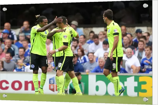 Brighton's Tomer Hemed Scores Dramatic Goal: 3-2 Comeback for Albion against Ipswich Town (Sky Bet Championship, August 28, 2015)
