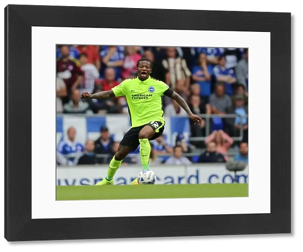 Gaetan Bong in Action: Sky Bet Championship Showdown - Ipswich Town vs. Brighton and Hove Albion (28.08.2015)