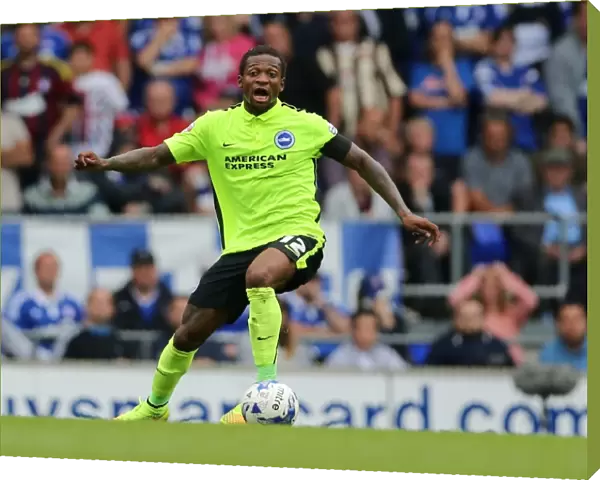 Gaetan Bong in Action: Sky Bet Championship Showdown - Ipswich Town vs. Brighton and Hove Albion (28.08.2015)