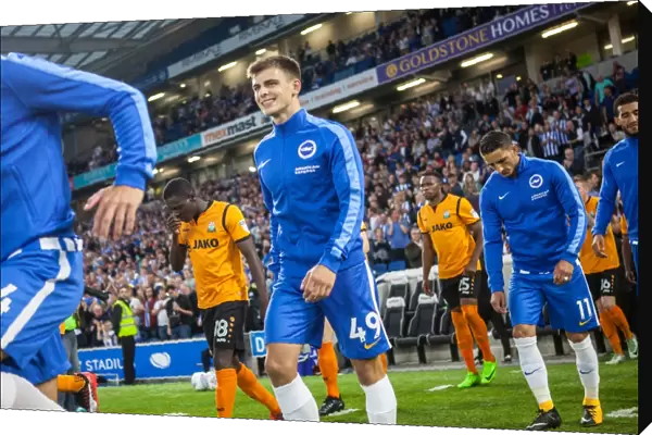 Brighton and Hove Albion's Jayson Molumby Makes First Team Debut Against Barnet in EFL Cup (22AUG17)