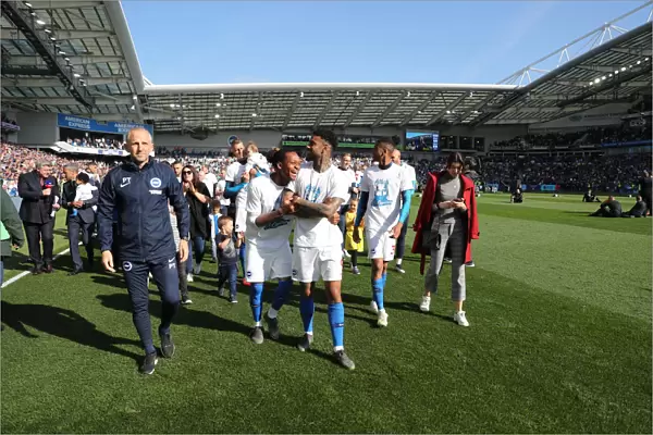 Brighton and Hove Albion: Premier League Survival Celebration - Players Lap of Appreciation (12 May 2019 vs Manchester City)