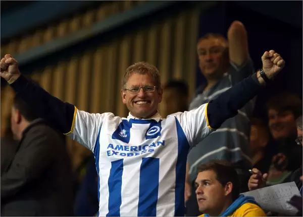 Brighton and Hove Albion Away Days 2013-14: QPR Crowd Shots