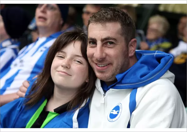 Brighton and Hove Albion Away Days 2013-14: Yeovil Town Crowd Shots