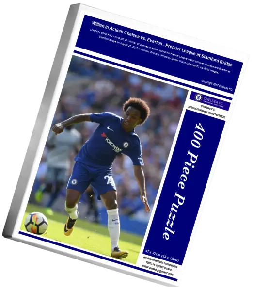 Willian in Action: Chelsea vs. Everton - Premier League at Stamford Bridge