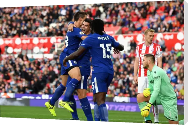 Morata Scores Fourth: Chelsea's Thrilling Win Against Stoke City