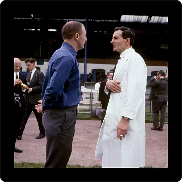 Tommy Docherty and Harry Medhurst: Chelsea Manager and Trainer Prepare for FA Cup Final Against Tottenham Hotspur (at Stamford Bridge)