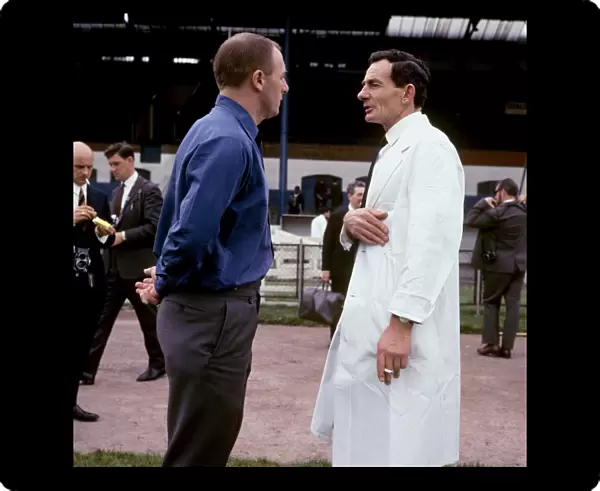 Tommy Docherty and Harry Medhurst: Chelsea Manager and Trainer Prepare for FA Cup Final Against Tottenham Hotspur (at Stamford Bridge)