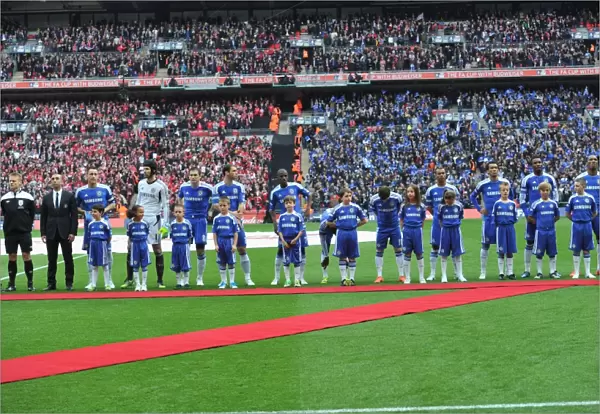 Chelsea Mascots at the 2012 FA Cup Final against Liverpool