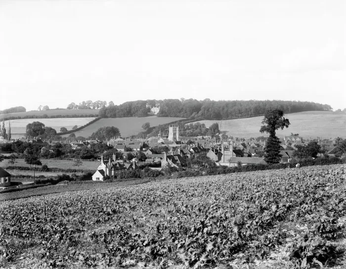 Framed Print : Amersham Town Print, 1892
