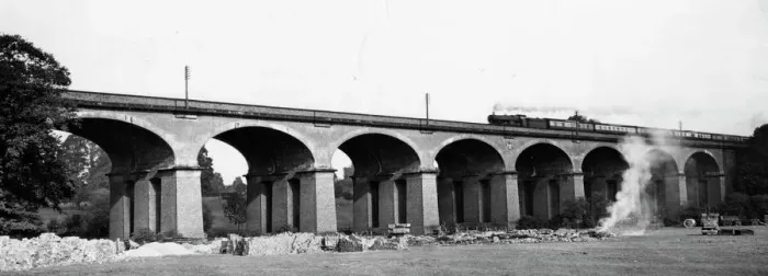 Framed Print : Wharncliffe Viaduct Print, c1920s