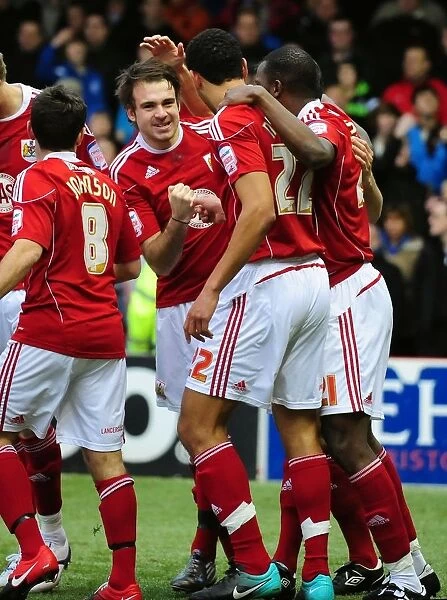 Brett Pitman's Championship-Winning Goal Celebration: Bristol City vs. Cardiff City (1st January 2011)